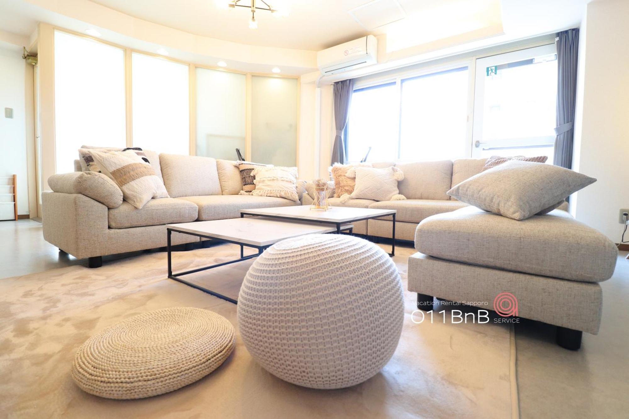 อพาร์ทเม้น Nk Bld4f 3ldk 3br 1 Floor 1 ซัปโปโร